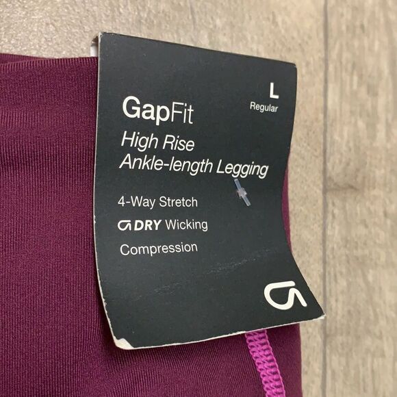Womens Nwt GAP Fit High Rise Ankle Length Compression Leggings - Picture 4 of 9